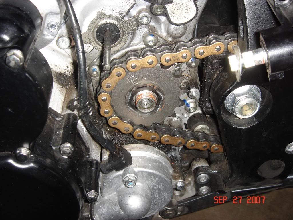 1 sprocket installation (07' GSXR750) Suzuki GSXR Forum